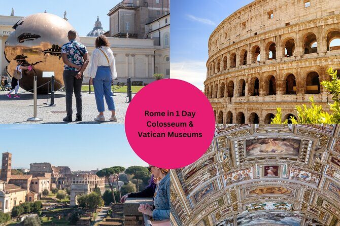 1-Day Rome: Vatican & Colosseum Tour - Key highlights that make this tour worth your time