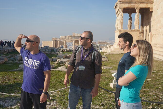 Acropolis & Parthenon Tour and Athens Highlights Bike tour - Switching gears: what it feels like to enter the Acropolis site on foot