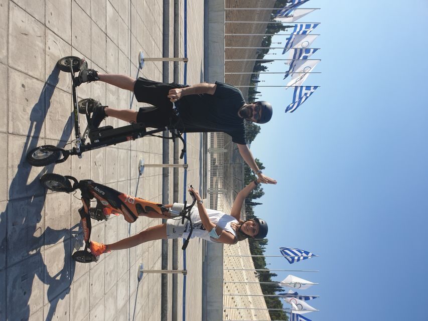 Acropolis Walking Tour & Athens Highlights by Electric Trike - Panathenaic Stadium (Kallimarmaro): the fun finish
