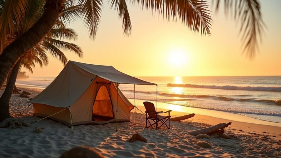affordable beachfront camping options