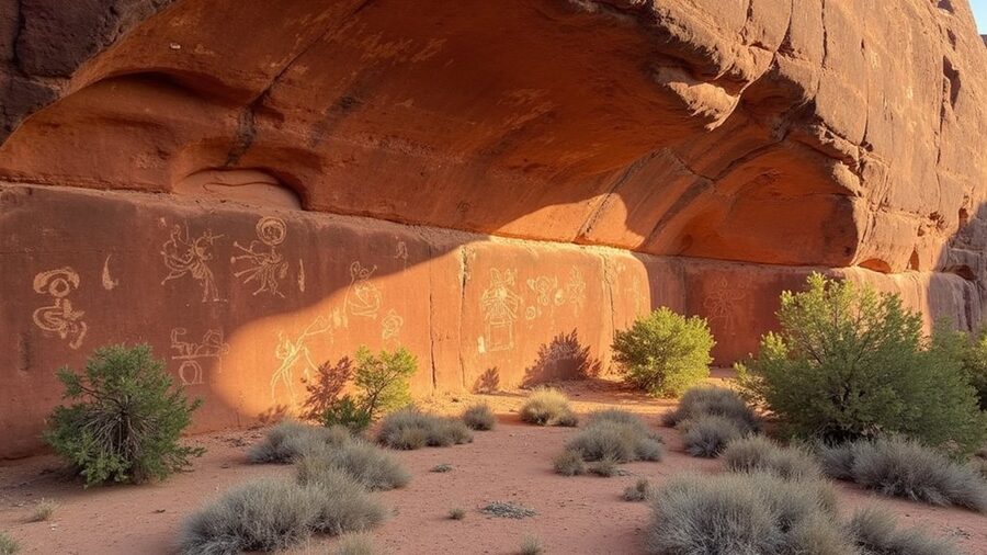 ancient rock art exploration