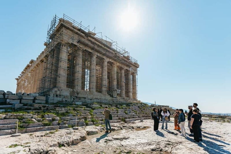 Athens: Acropolis Sunset Tour with Optional Fast-Track Entry - Meeting near Porinou 5 and starting from the South Slopes