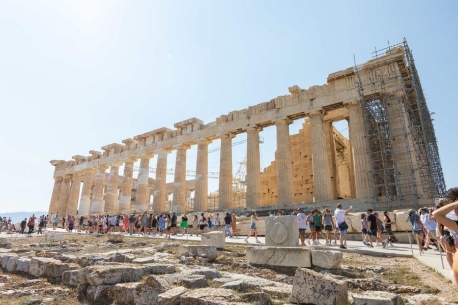Athens: Early Morning Guided Tour to Acropolis and Museum - Propylaea to Temple of Athena Nike: Framing the Entrance and the Big Dedication