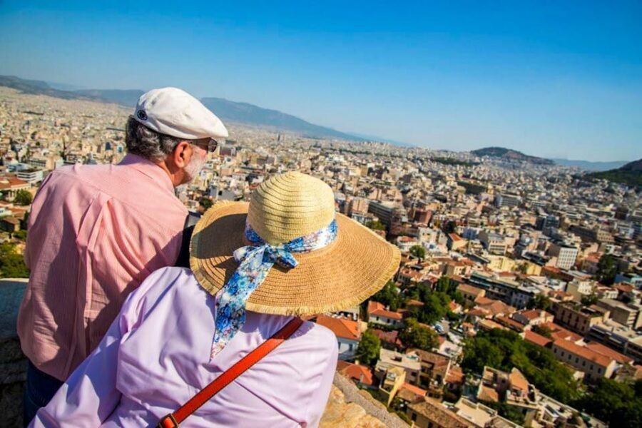 Athens: Hop-On-Hop-Off & Acropolis & Acropolis Mus.& 3 audio - Plaka Old Town in English: walk myths through narrow lanes