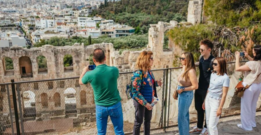 Athens: Parthenon, Acropolis and Museum Small Group Tour - Acropolis climb: Dionysus Theater, Nike, and the spots for the big photos