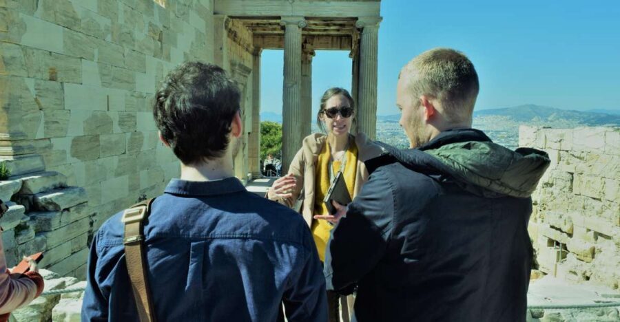 Athens: The Acropolis Guided Walking Tour in German - Stop 4: Propylaea, the monumental entrance moment