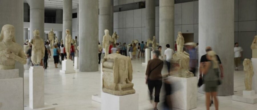 Athens: The Acropolis Museum Guided Tour - The glass atrium aligned with the Parthenon: a smart visual connection