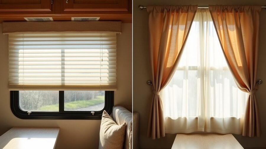 blinds or curtains choice