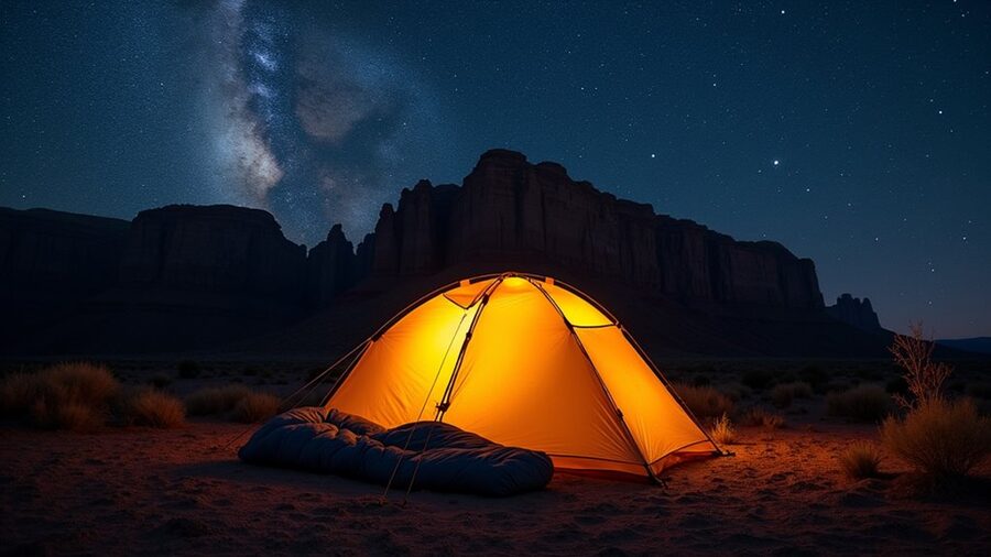camping at dinosaur national monument
