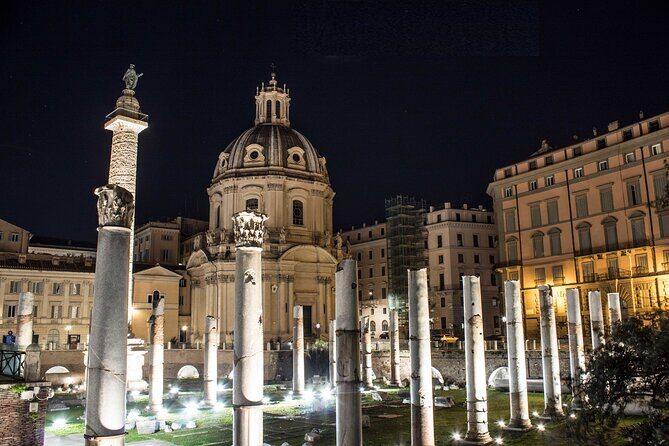 Colosseum & Ancient Rome by Night Guided Walking Tour - Mercati di Traiano and the forums’ “big idea”