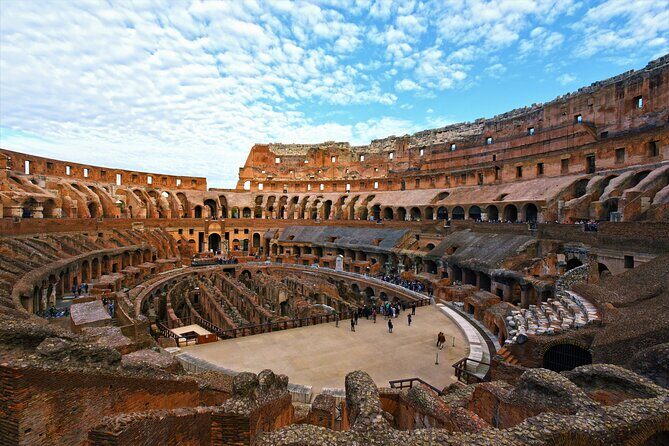 Colosseum Arena Floor Guided Group Tour with Roman Forum and Palatine Hill - Entering the Colosseum: Tickets, Security, and Getting Started