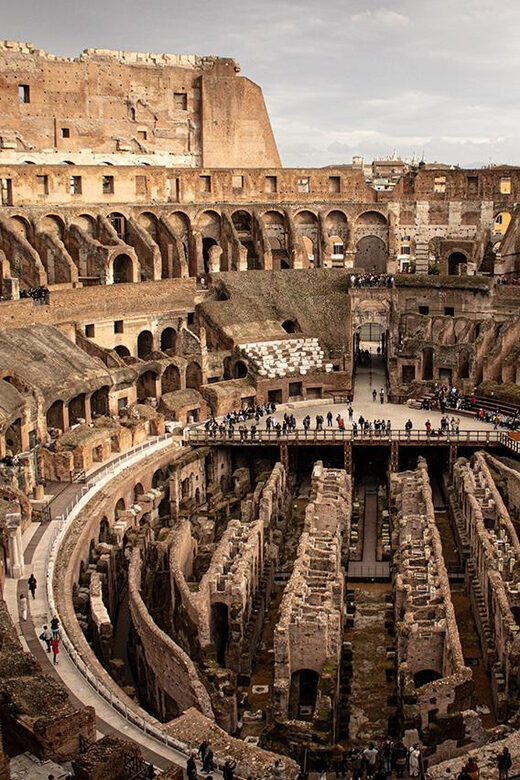 Colosseum Arena Floor Guided Tour - Caesar’s Balcony on the Second Floor
