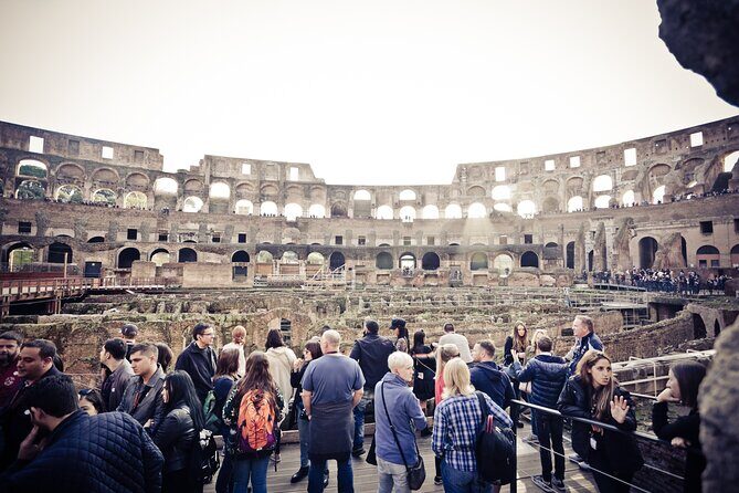Colosseum Escorted Entrance Combo Pass with Open Bus - Meet-up at Colle Oppio, then ride into the ruins
