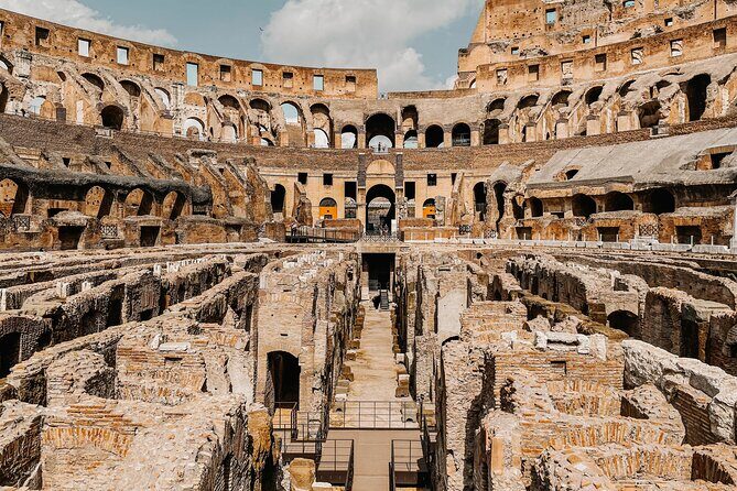 Colosseum Guided Tour with Roman Forum & Palatine Hill - Inside the Colosseum: first and second tiers, plus the best photo angles