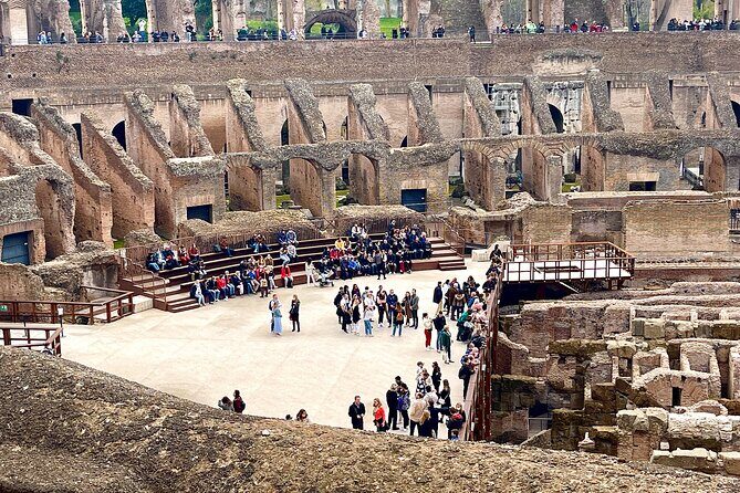 Colosseum, Roman Forum, Palatine Hill Audio Guided Tour - What to Expect on the Ground: Meeting Point, ID, and Bag Rules