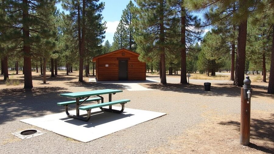 comfortable camping amenities available