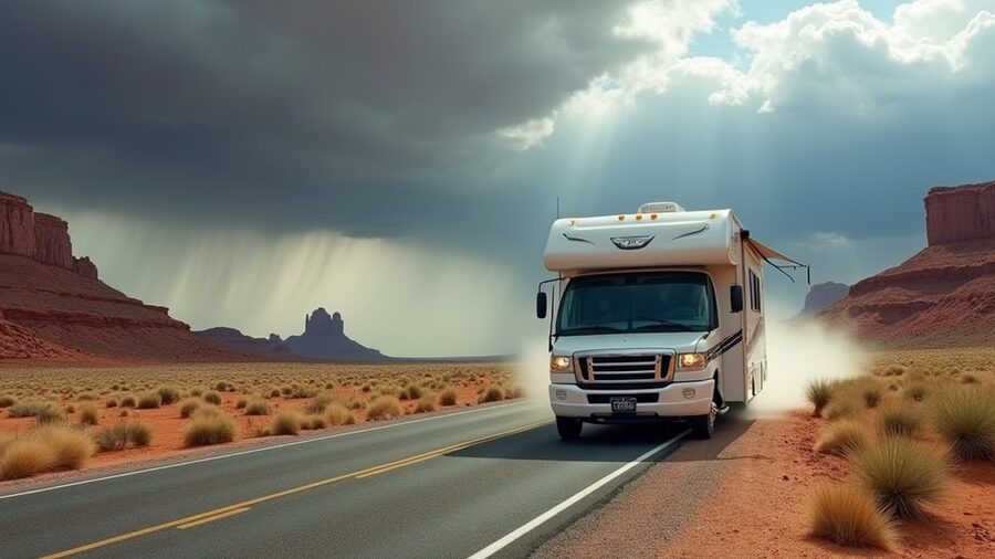 driving rv in winds