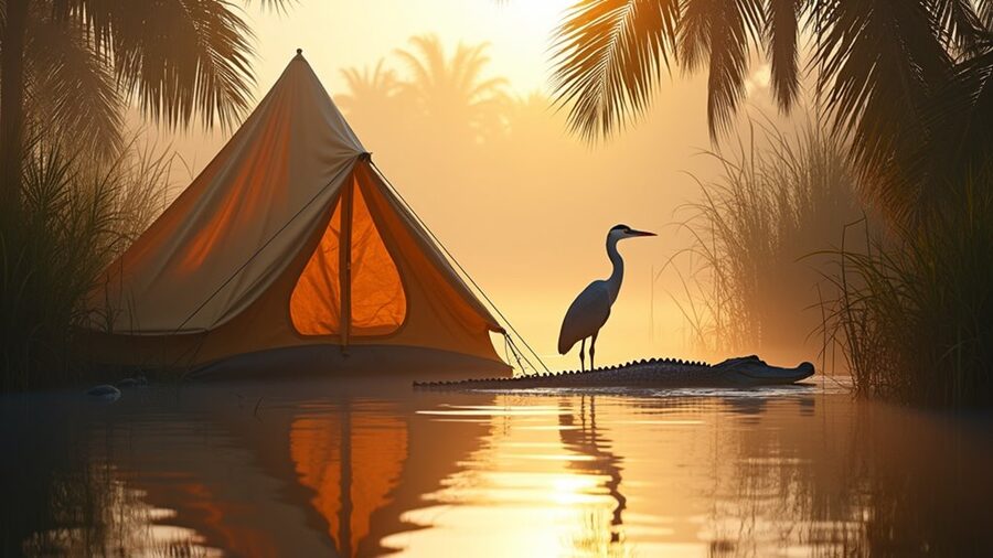 everglades winter wildlife camping