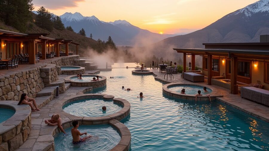 family friendly hot springs retreat