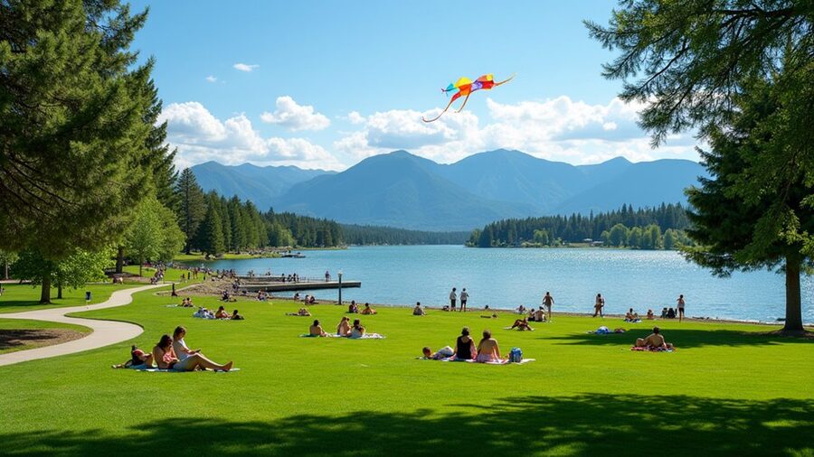 family friendly waterfront park