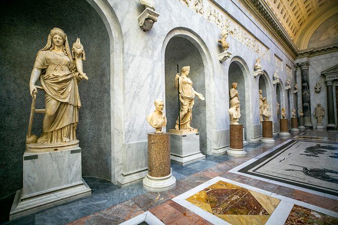 Fast Access Complete Vatican Sistine Chapel & St Peter Day Tour - Priority access through the Vatican Museums: Maps, Tapestries, and Candelabra