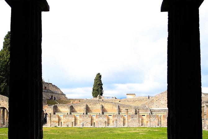 Fast Access Exclusive Private Ancient Pompeii Herculaneum & Oplontis Guided Tour - Stop 2: Pompeii Archaeological Park in roughly 2 hours, plus three focused sights