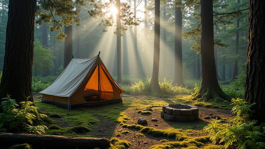free primitive backpacking camping