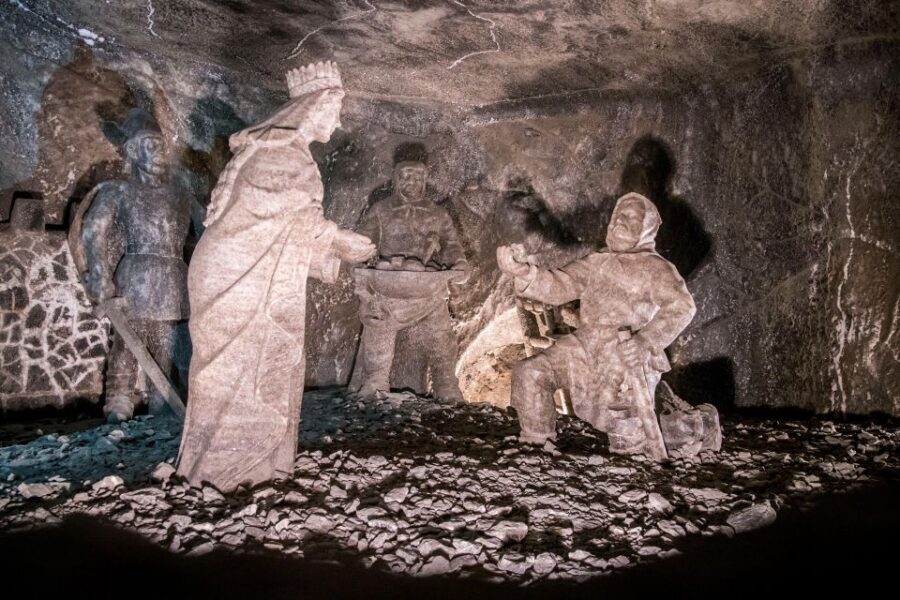 From Kraków: Wieliczka Salt Mine Guided Tour - Returning to the surface on the original mining elevator