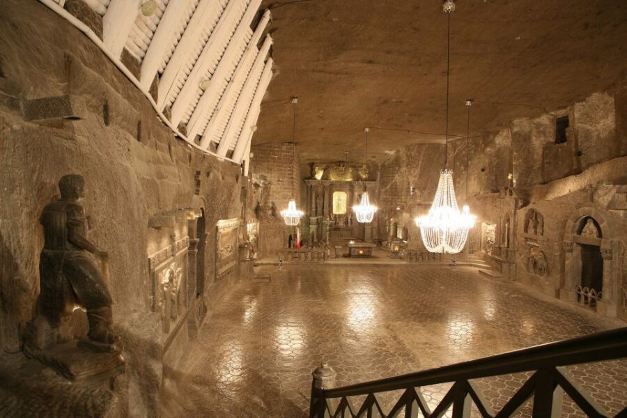 From Krakow: Wieliczka Salt Mine Tour - Life in the mine: 20 chambers of salt art, chapels, and industry