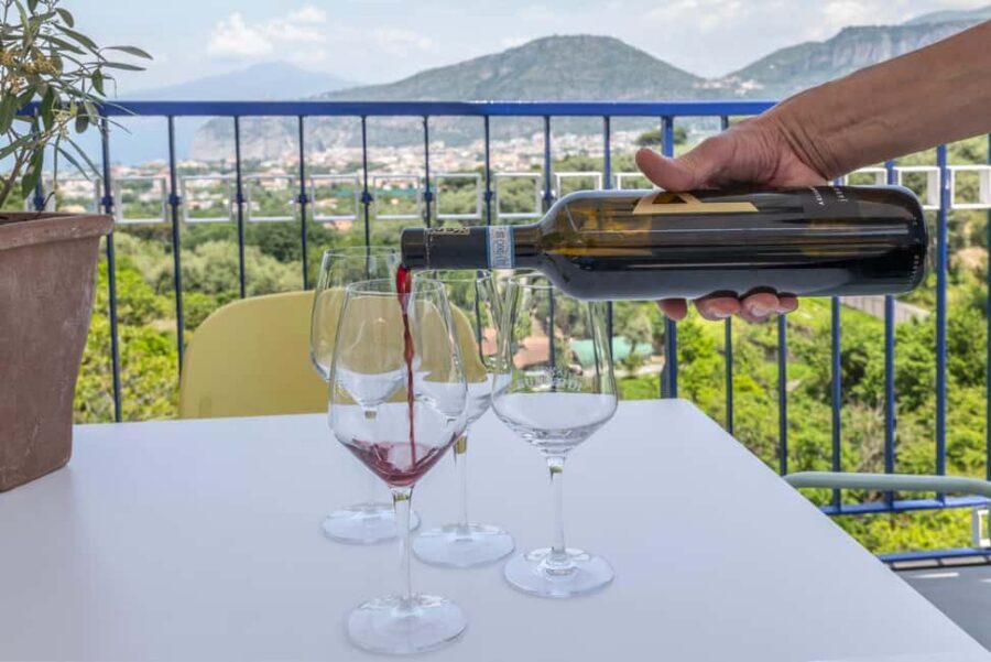 From Sorrento: Pizza-Making Class w/ View of Mount Vesuvius - Stretching dough: where the class gets real