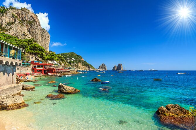 Full Day Capri Tour from Pompeii by Small Ferry Boat - 45 Minutes on the Water: The Sorrento Coast Warm-Up