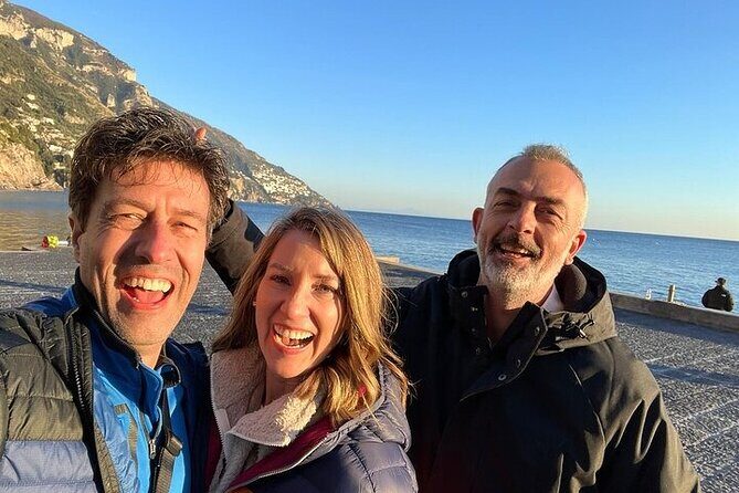 Full Day Tour to Pompeii, Positano and Amalfi Coast from Rome - Positano free time: cathedral views, beach time, and steep choices