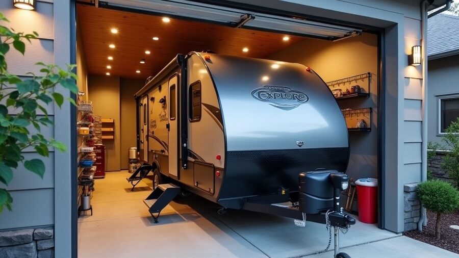garage compatible travel trailers