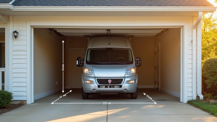 garage dimensions and clearance