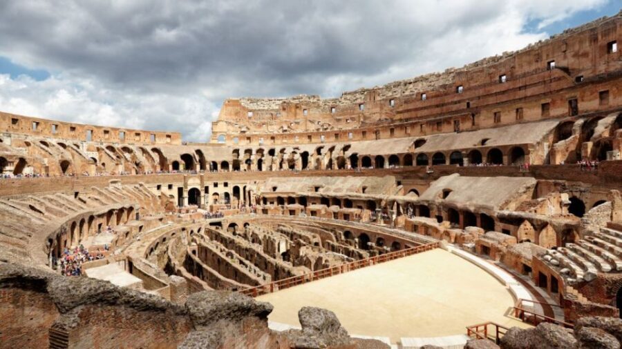 Gladiators & Saints: Colosseum Arena and St. Peter's Prison - Entering Through Gladiator’s Gate and getting onto the Arena floor