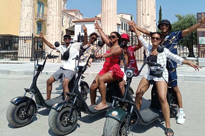 GoPro Adventure Tour in Acropolis area by E-Scooter - The Secret Location: The Panoramic Payoff Stop