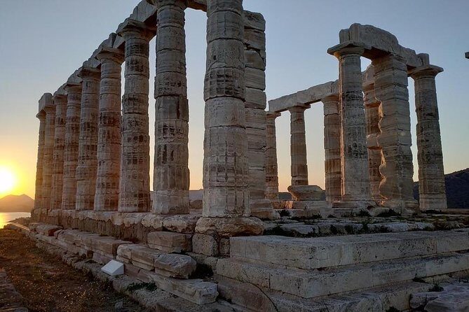 Mercedes Private Tour to Classical Athens and Temple of Poseidon - Temple of Poseidon at Cape Sounio: the sunset payoff