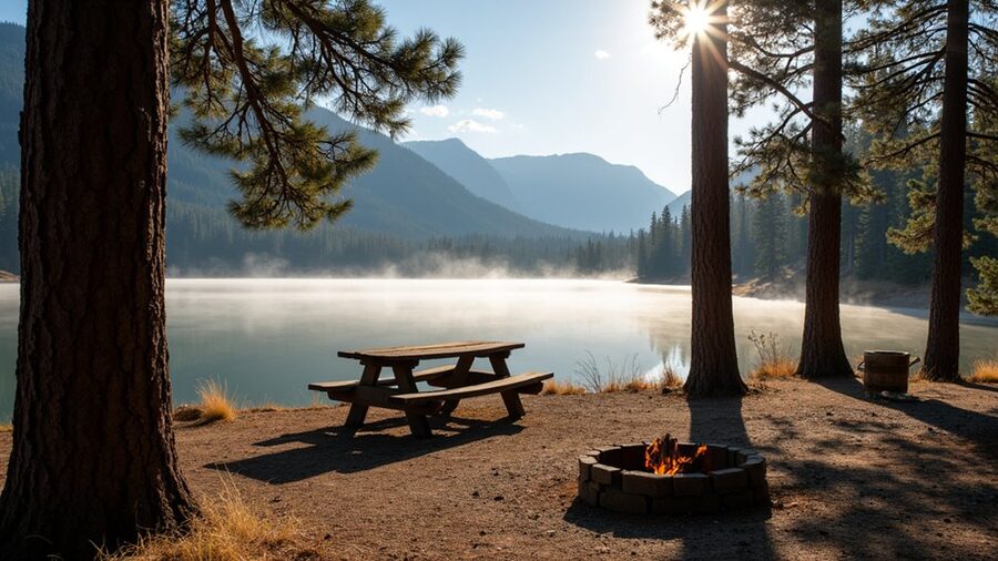 natural lakes and trails