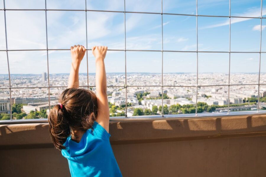 Paris: Access to the Eiffel Tower's 2nd Floor - The 2nd-Floor Panorama: Spotting Notre-Dame, the Louvre, Arc de Triomphe, and Les Invalides