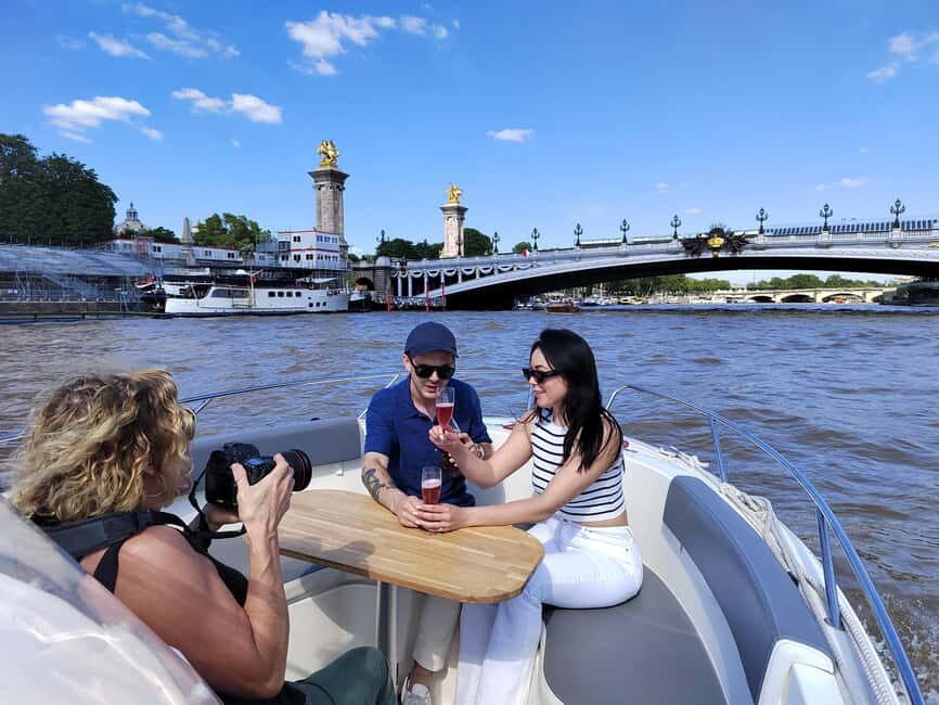 Paris Private Boat Seine River with Captain Guide - Rolling past the Eiffel Tower: best angles come fast from the water