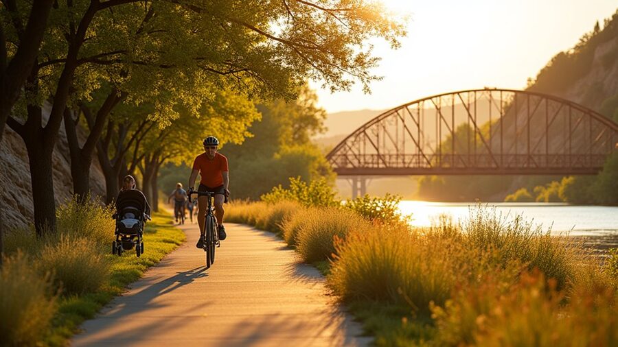 paved scenic trails await