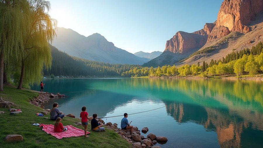 peaceful fishing getaway destination