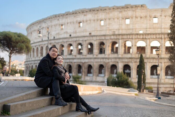 Personalized Photoshoot Outside the Colosseum - Stop 1: Colosseum session for scale, angles, and real posing