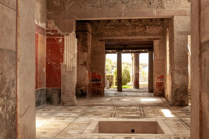 Pompeii Guided Tour & Lunch with Superior Wine Tasting - Trecase and Vesuvius views: wine tasting with a sense of place