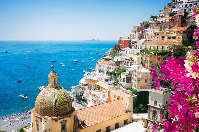 Private Tour to Pompei Sorrento and Positano with English speaking Driver/Guide - Positano afternoon: steep streets, Santa Maria Assunta, and sea-level choices