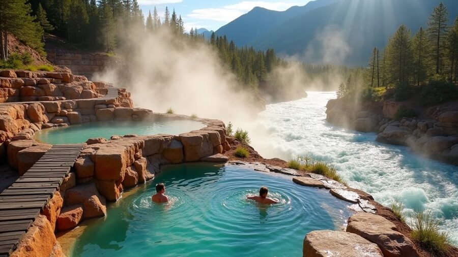 relaxing geothermal hot springs