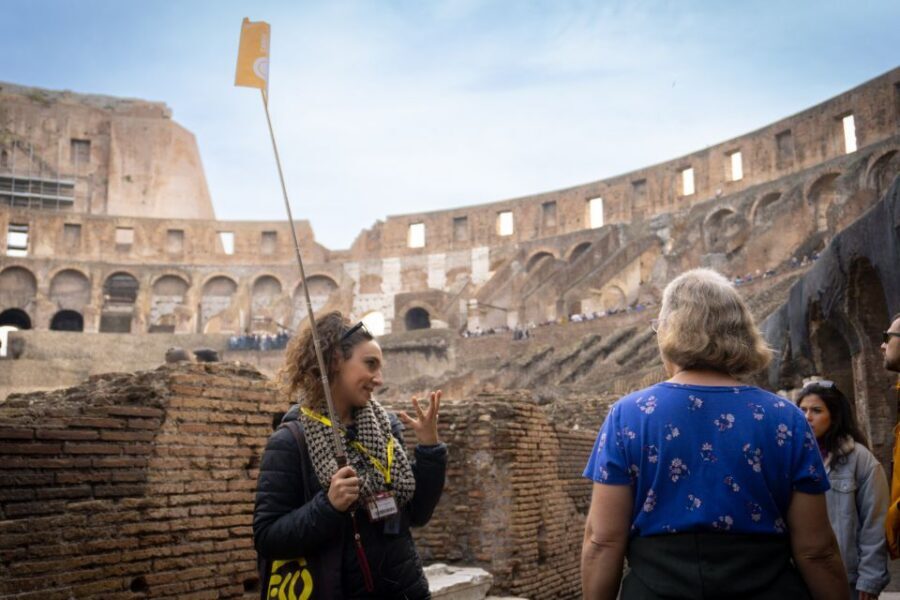 Rome: Colosseum, Arena & Ancient City Guided Tour - Stepping onto the Colosseum Arena Floor