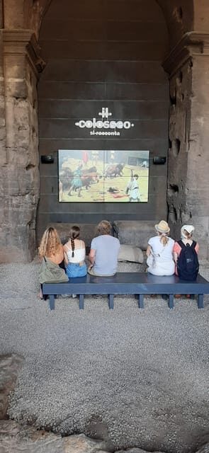 Rome: Colosseum Arena Private 1.5 hour Tour - Getting great explanations: guides Luigi and Boban