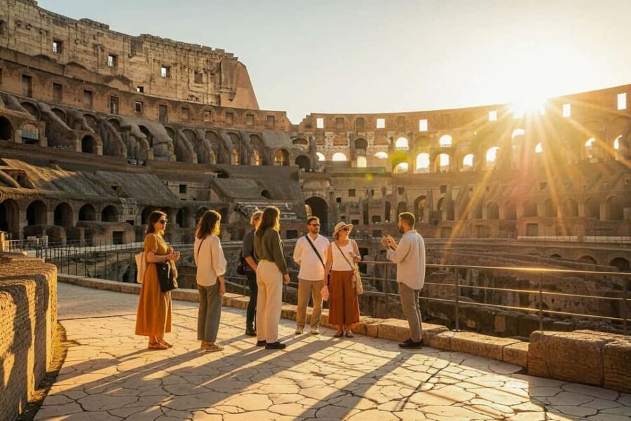 Rome: Colosseum Arena Twilight Tour & Imperial Forum Visit - The Forbidden-Feeling Forum Walk on Via dei Fori Imperiali