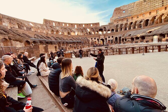Rome Colosseum with Arena, Roman Forum & Palatine Guided Tour - Audio guide option: how to avoid the worst-case scenario